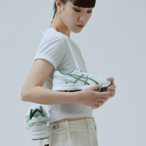 Giay Asics Jog 100 S 'White Green' 1201A896-100