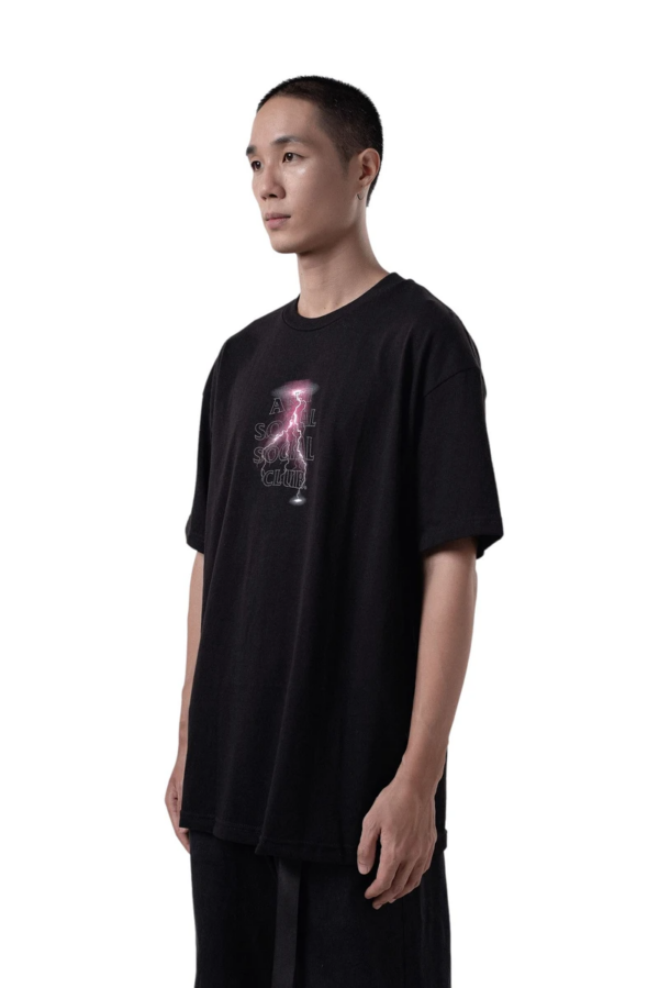Áo Anti Social Social Club Save Your Tears Thunder Tee Black - Ảnh 3