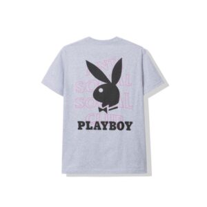 Áo Anti Social Social Club Playboy Grey Tee