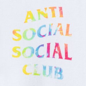 Alternative view of Áo Anti Social Social Club Thai dye White Tee