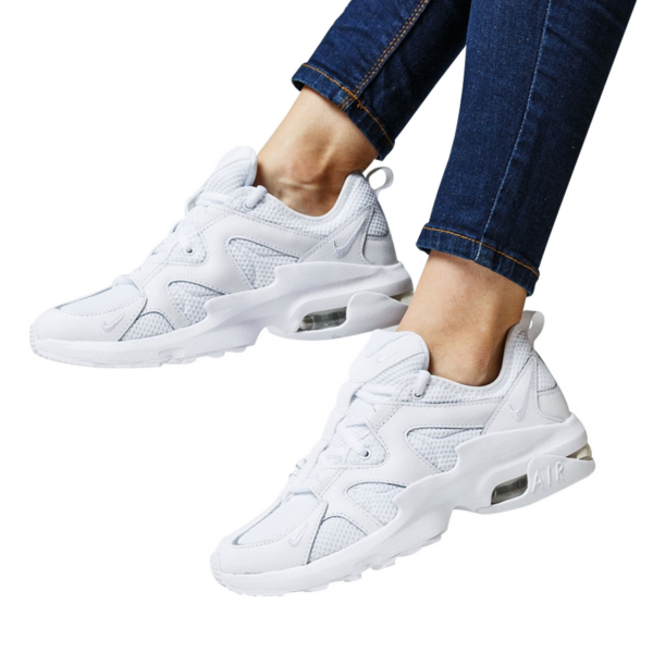 Giày Nike Wmns Air Max Graviton 'Triple White' AT4404-100 - Ảnh 4
