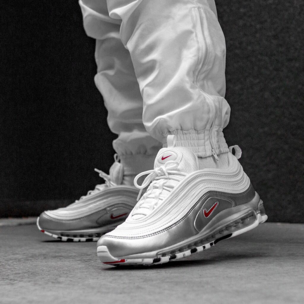 Giày Nike Air Max 97 QS 'B-Sides White Silver' AT5458-100 - Ảnh 2