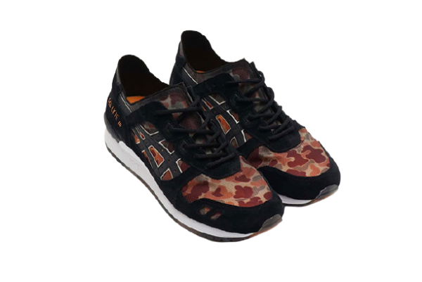 Giày Asics Atmos x Gel Lyte 3 'NEXKIN Black Orange Camo' 1191A339-001 - Ảnh 2