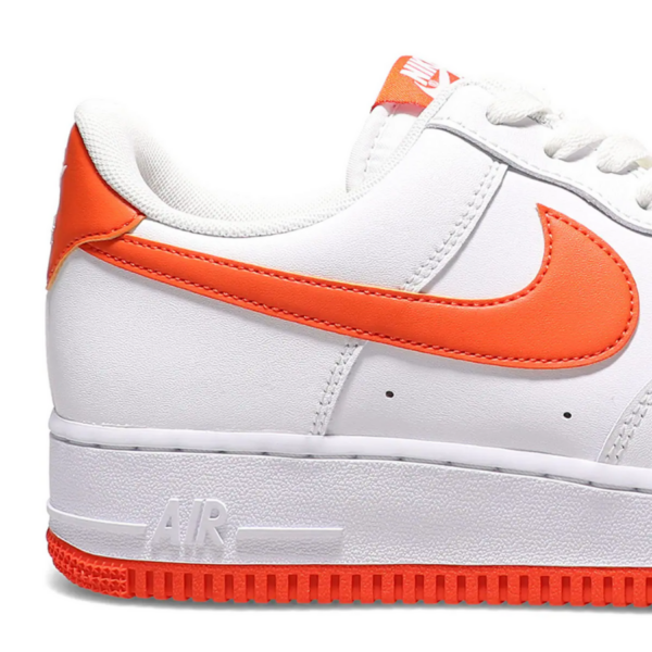 Giày Nike Air Force 1 '07 'White Team Orange' DC2911-101 - Ảnh 3