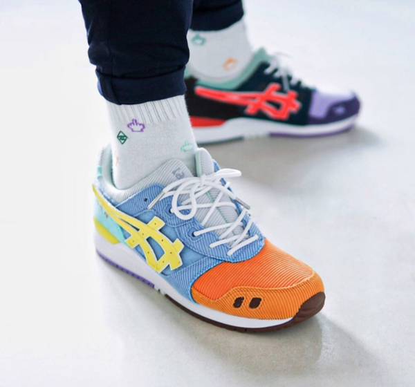 Giày Asics Sean Wotherspoon x Atmos x Gel Lyte 3 'Corduroy' 1203A019-000 - Ảnh 2