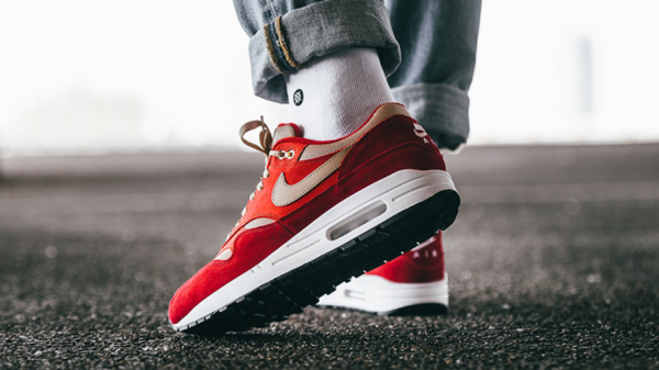 Giày Nike Air Max 1 Premium Retro 'Red Curry' 908366-600 - Ảnh 4