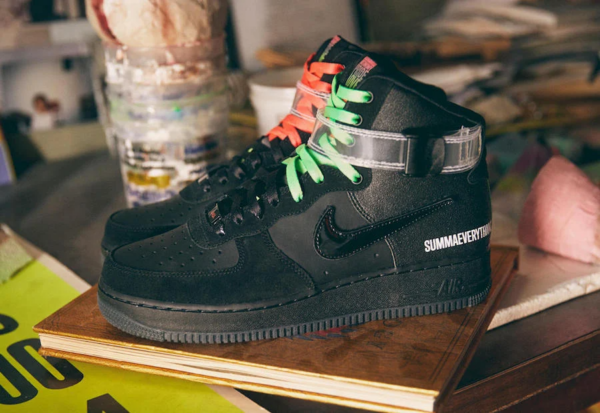 Giày Nike Lauren Halsey x Air Force 1 High LE 'ALL FOR 1 LA' CU3052-001 - Ảnh 8