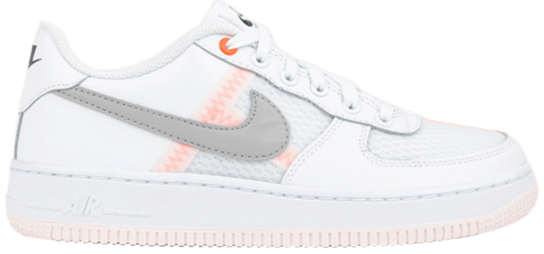 Giày Nike Air Force 1 LV8 1 GS 'White Hyper Crimson' AV0743-100