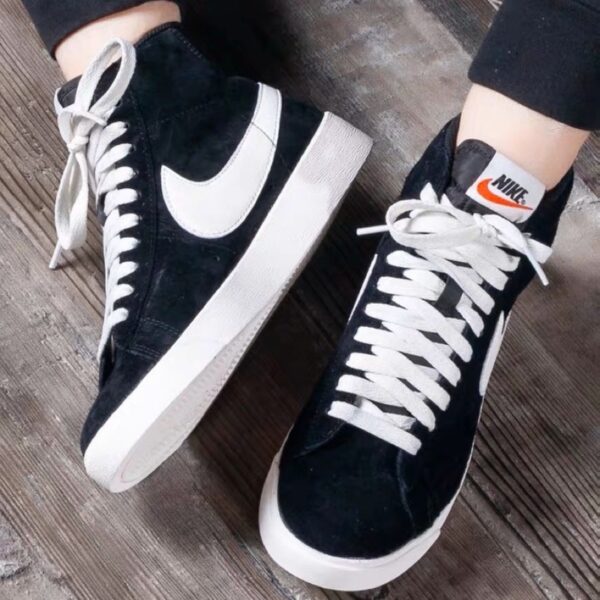 Giày Nike Wmns Blazer Mid Vintage Suede 'Black' AV9376-001 - Ảnh 2