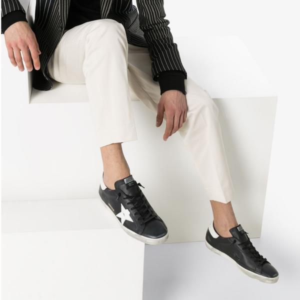 Giày Golden Goose Super Star Black GMF00101-F000321-80203 - Ảnh 2