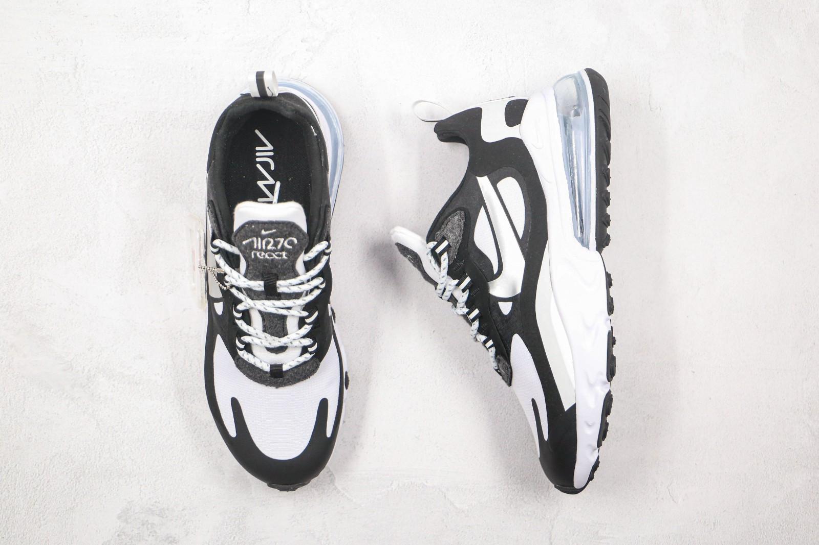 Giày Nike Wmns Air Max 270 'React White Light Black' CQ4805-101 - Ảnh 5