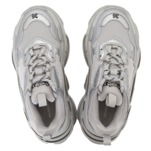 Giay Balenciaga Triple S Trainer Sneakers 'Silver' 524039-W2FS2-8100