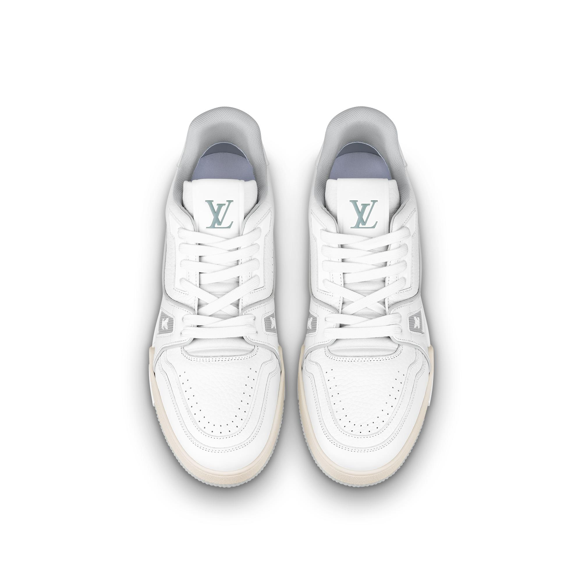 Giày Louis Vuitton LV Trainers 'All White' 1A8WAV - Ảnh 4