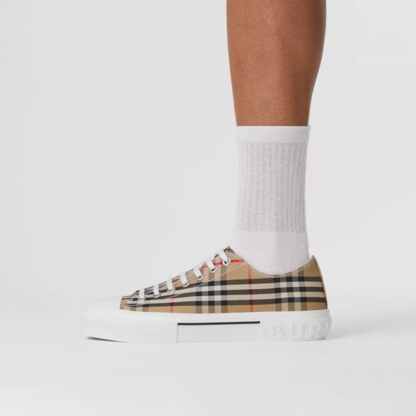 Giày Burberry Vintage Check Cotton 'Archive Beige' 8050506 - Ảnh 2