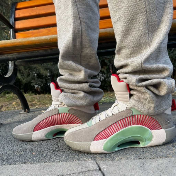 Giày Nike CLOT x Air Jordan 35 'Sepia Stone' DD9322-200 - Ảnh 2