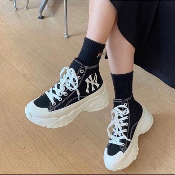 Giày MLB NY Chunky High Shoes 32SHU1111-50L - Ảnh 2