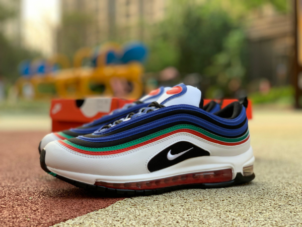Giày Nike Air Max 97 GS 'White Multi' CW7013-100 - Ảnh 4