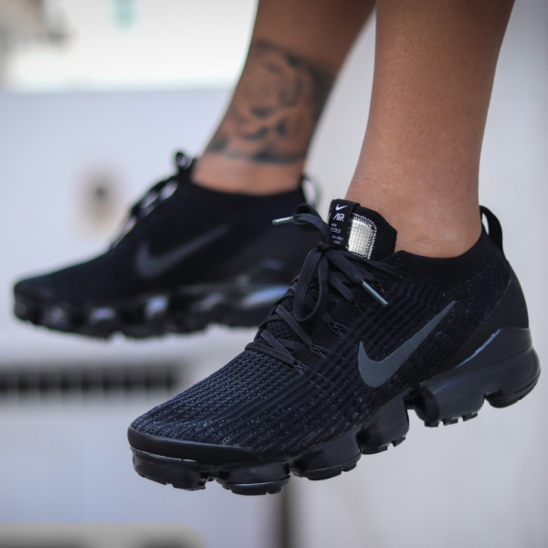 Giày Nike Air VaporMax Flyknit 3.0 'Triple Black' AJ6900-004 - Ảnh 3