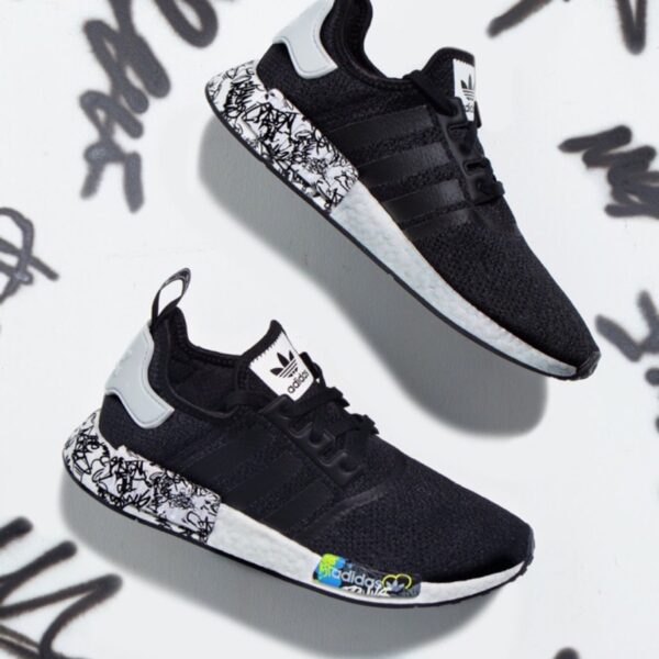 Giày Adidas NMD R1 'Black Graffiti' EH0779 - Ảnh 2