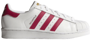 Giày Adidas Superstar J 'White Pink Buzz'  B23644
