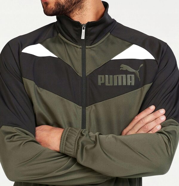 Bộ Puma Mens Iconic Woven Track Suit Set Forest Night 851564-15 - Ảnh 2