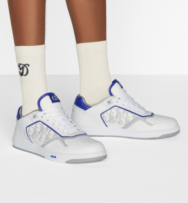 Giày Dior B27 Low Top Sneaker 'Blue White' 3SN272ZIJ-H065 - Ảnh 6