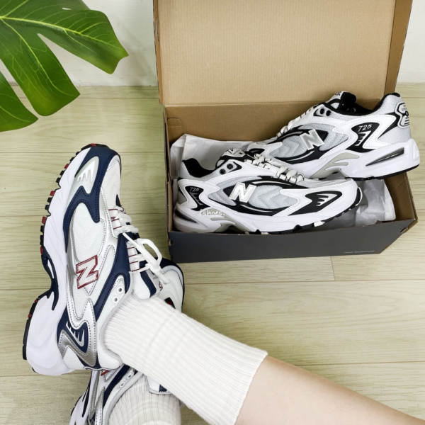 Giày New Balance 725 'White Navy' ML725K - Ảnh 2