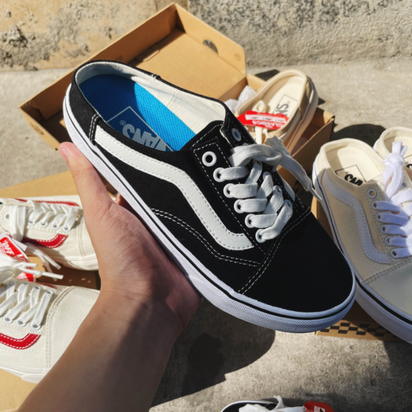 Giày Vans Comfort Old Skool Mule 'Black' 590747-0001 - Ảnh 4