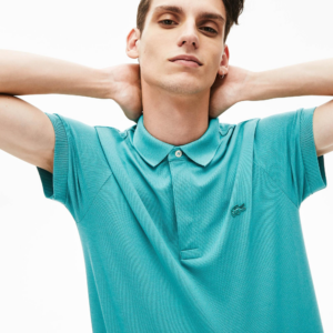 Ao Lacoste Paris Stretch Cotton Pique Polo 'Blue' PH5522-S5J