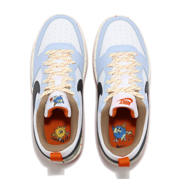 Giày Nike Court Borough Low 2 'Black Sail Alabaster' DX6052-101 - Ảnh 7