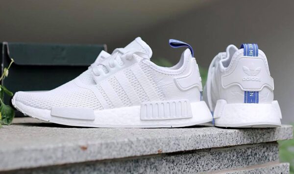 Giày Adidas Wmns NMD R1 'Crystal White Real Lilac' B37645 - Ảnh 5