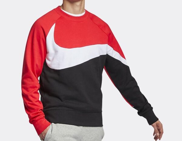 Áo Nike Sportswear Swoosh Crewneck AR3088-010 - Ảnh 4