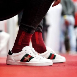 Alternative view of Giày Gucci Ace Embroidered 'Bee' 429446-A38G0-9064