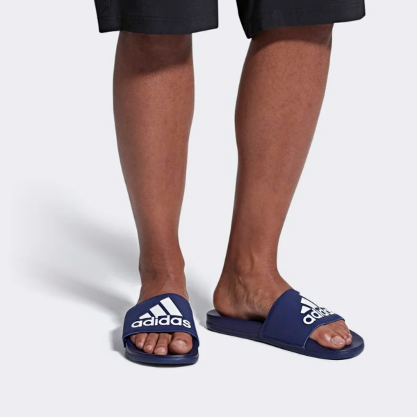 Dép Adidas Adilette Comfort Slides Blue B44870 - Ảnh 5