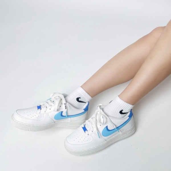 Giay Nike Air Force 1 82 'White Blue' DQ0359-100