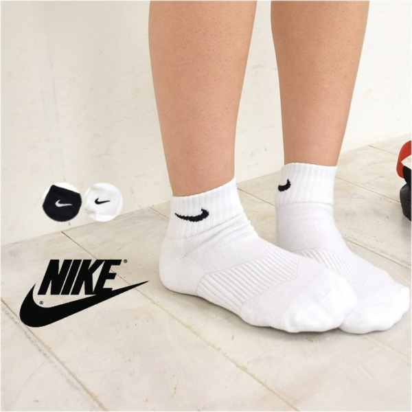 Tất Nike Cotton Ankle Socks White SX4703-101 - Ảnh 4