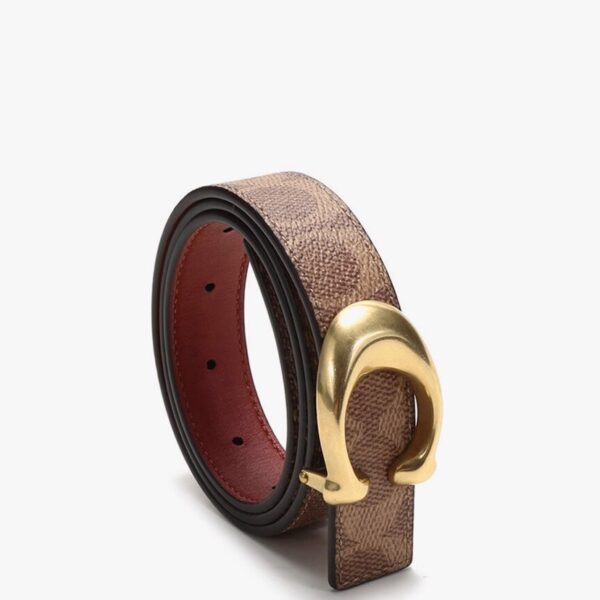 Thắt Lưng Coach Signature Buckle Belt 25MM 78173 B4NQ4 - Ảnh 2