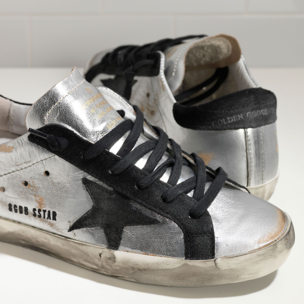 Giày Golden Goose Super Star 'Silver' GCOWS590-A8 - Ảnh 5