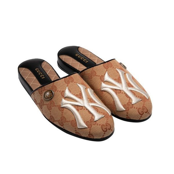 Giày Gucci NY Yankees x GUCCI Princetown 537089-KQW00-8366 - Ảnh 4