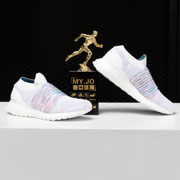 Giày Adidas Wmns Ultraboost Laceless 'White Multicolor'  B75857 - Ảnh 2