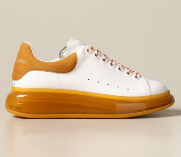 Giày Alexander McQueen Oversized Sneaker 'White Mustard' 645871-WHGP7-9538 - Ảnh 6