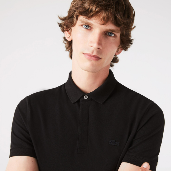 Áo Lacoste Men's Paris Polo Shirt Regular Fit Stretch Cotton Pique PH5522-10-031 - Ảnh 5