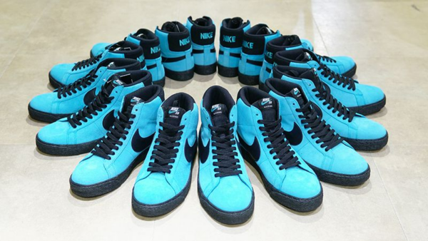 Giày Nike Zoom Blazer Mid SB 'Baltic Blue' 864349-400 - Ảnh 6