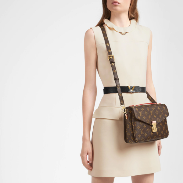 Túi Louis Vuitton Pochette Metis Monogram Brown Handbag M44875 - Ảnh 2
