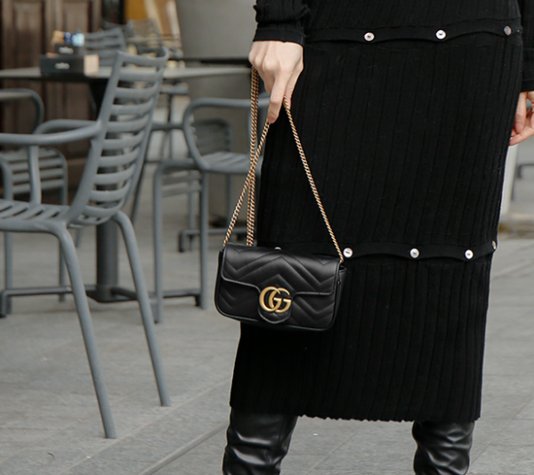 Túi Gucci GG Marmont Matelassé Super Mini Bag 476433 DSVRT 1000 - Ảnh 6