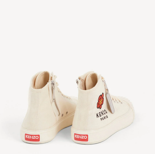 Giày Kenzo Kenzoschool High-top 'Cream' FC62SN020F73 - Ảnh 3