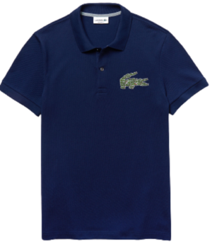 Áo Lacoste Cotton Piqué Polo Shirt 'Blue' PH8571-166