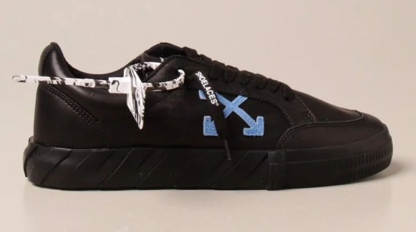 Giày Off-White Vulc Sneaker Low 'Black Blue' OMIA085R21LEA001-1045 - Ảnh 4