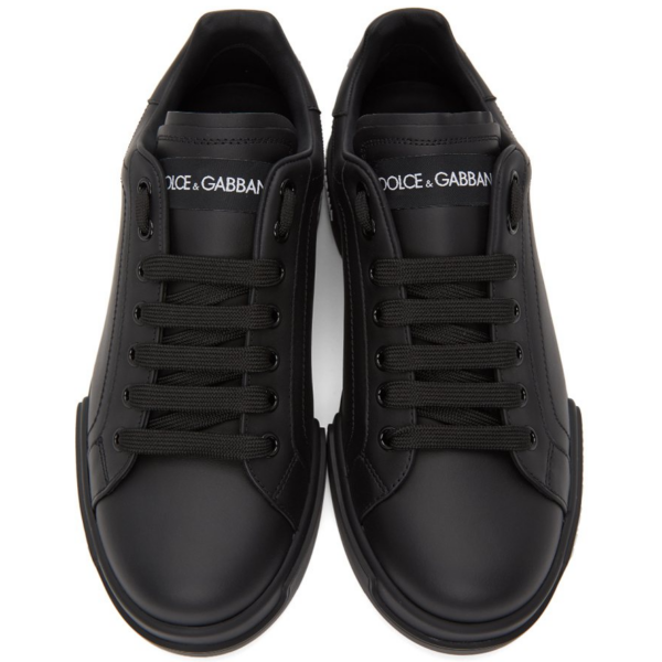 Giày Dolce & Gabbana Calf Nappa Portofino Black CS1774-AA335-8B956 - Ảnh 4