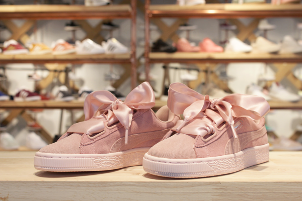Giày Puma Suede Heart Pebble " Particle Pink" 365210-01 - Ảnh 3